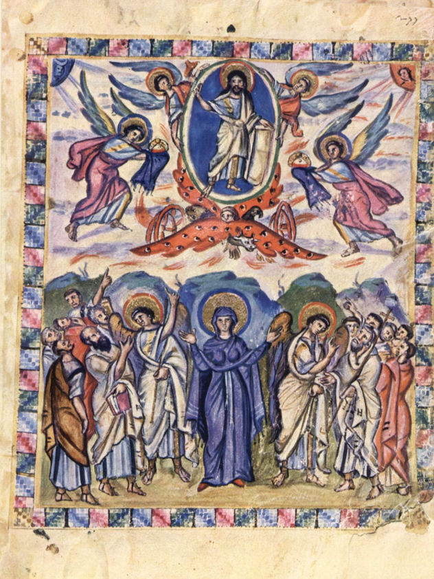Rabula-Evangelium, escena