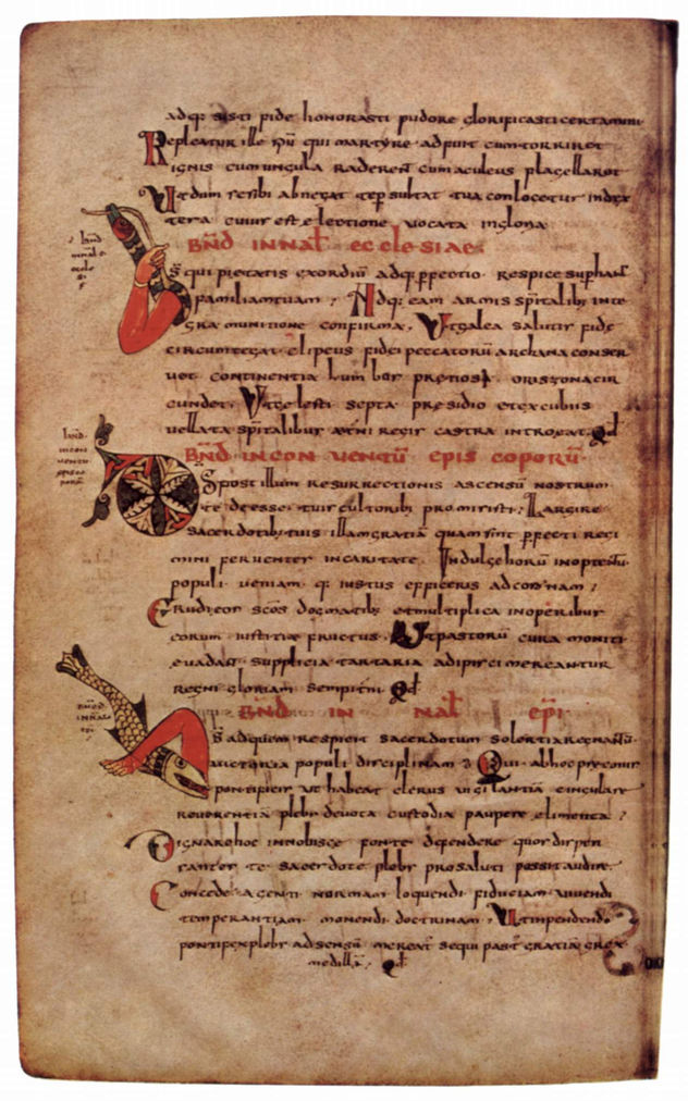 Sakramentar de Gellone, escena
