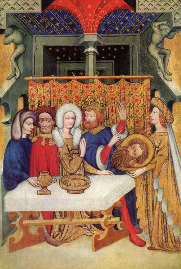 High altar of the Ulm Minster, scene 