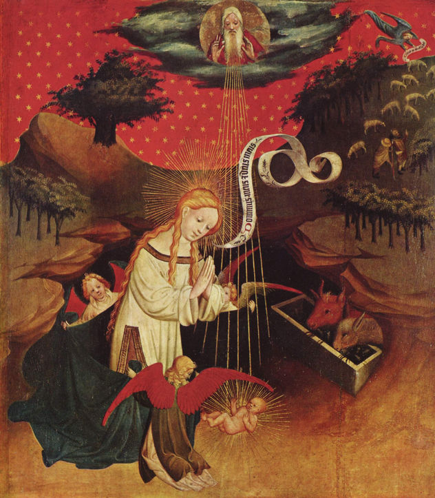 Thomas Altar, fragment of the left outer wing, upper scene