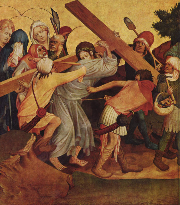 Thomas Altar, fragment of the left inner wing, lower scene.