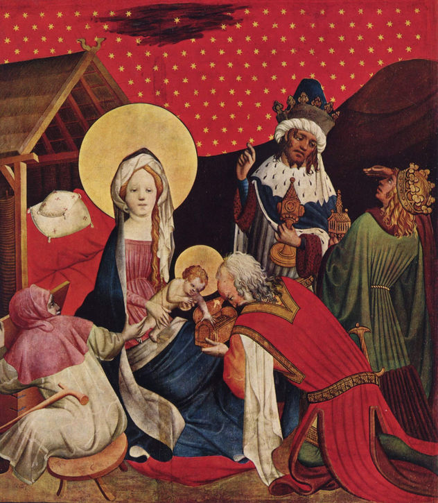 Thomas Altar, fragment of the right outer wing, upper scene