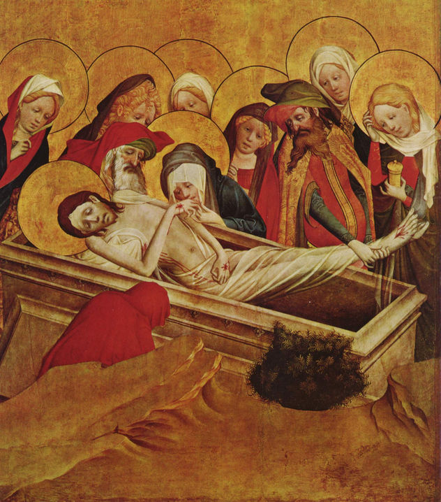Thomasaltar, fragmento del ala interior derecha, escena inferior