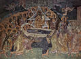 Frescos en la iglesia de Gracanica, escena
