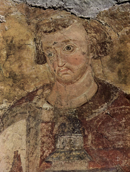 Frescos in the...
