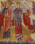 Fresco of San Pedro de Sorpe (province of Lleida in Catalonia), scene