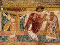 Murals on the Apocalypse in the vestibule of the Benedictine church of Saint-Savin-sur-Gartempe, scene
