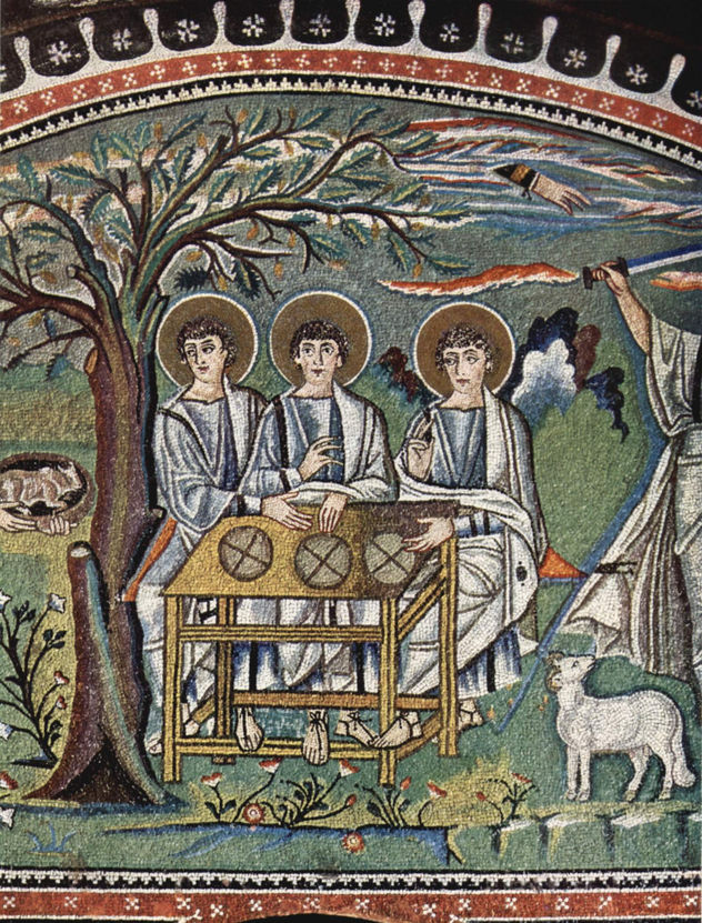 Mosaics in San Vitale in Ravenna, scene