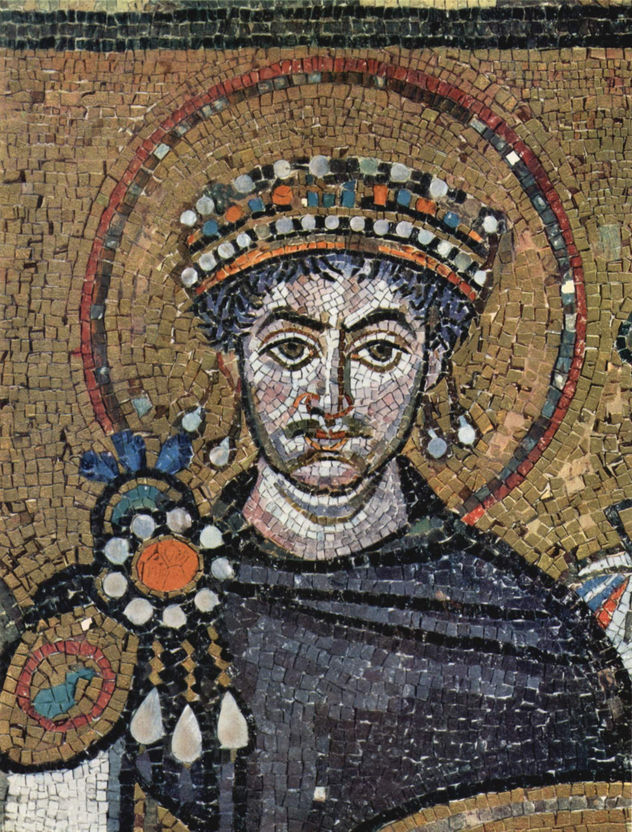Chormosaiken en San Vitale en Rávena, escena