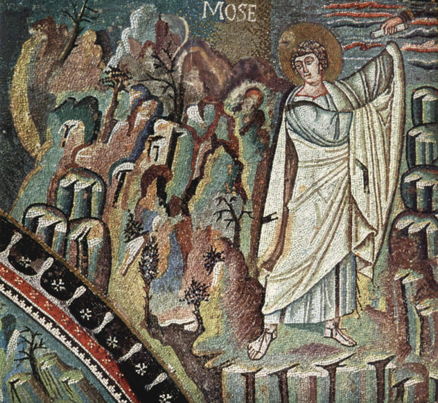 Mosaics in San Vitale in Ravenna, scene