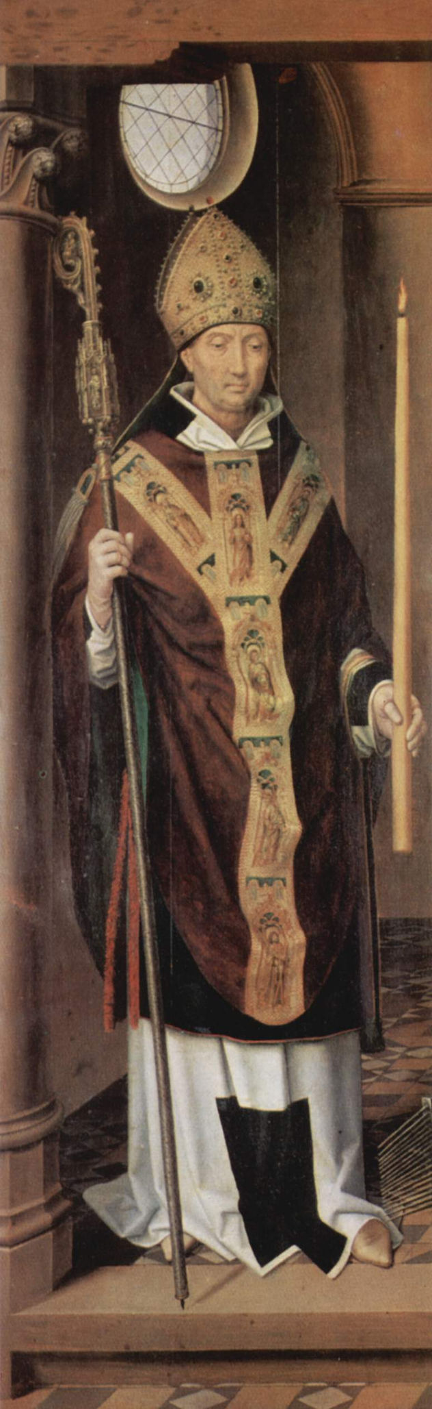 Altartriptychon de la iglesia de Santa María de Lübeck, ala exterior izquierda