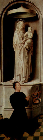 The Last Judgment, triptych, left wing, exterior, scene 