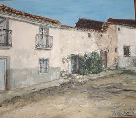 Casa Limpia Oil Canvas Landscaping