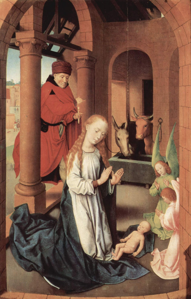 Altar of the Three Wise Men, left wing