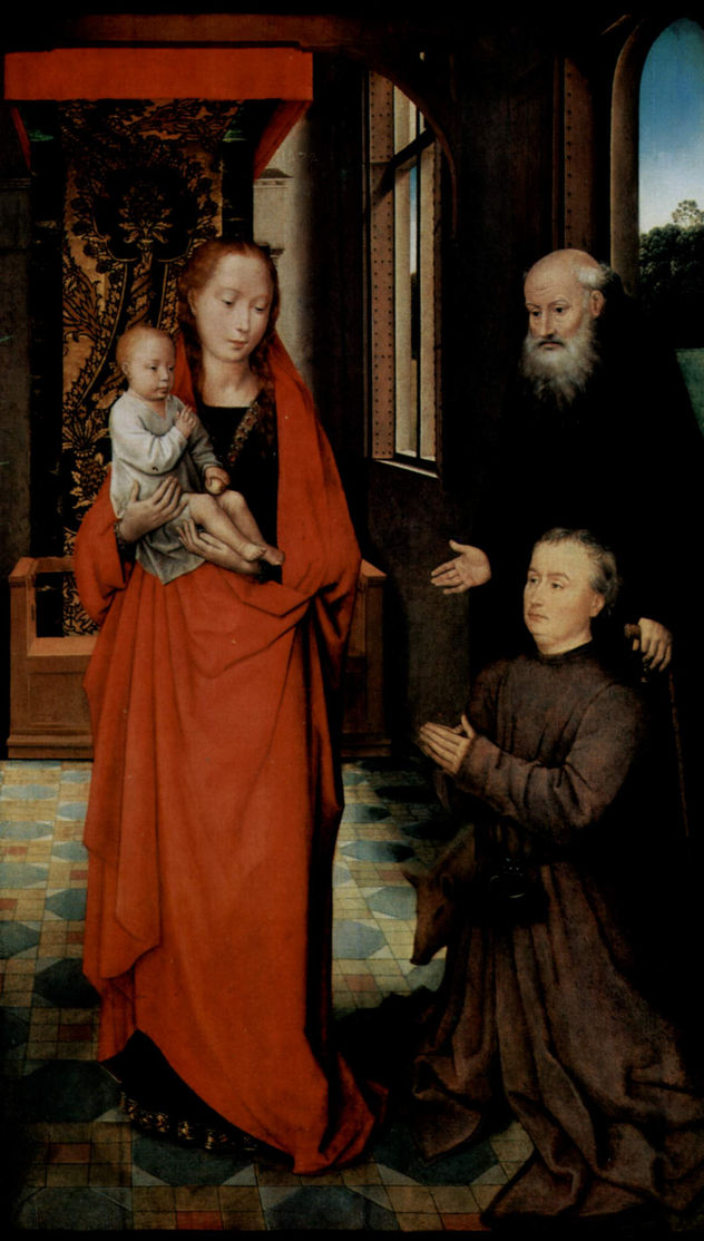 Madonna with Saint Anthony the Great and the Donor in Prayer