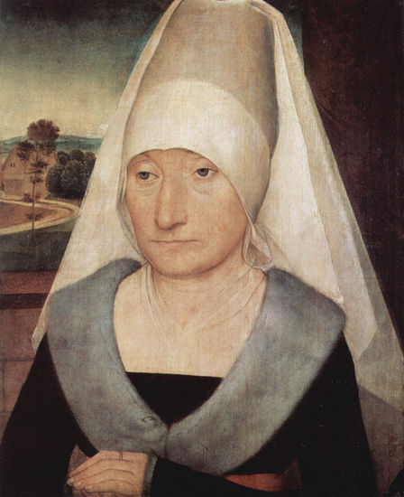 Retrato de una mujer mayor 