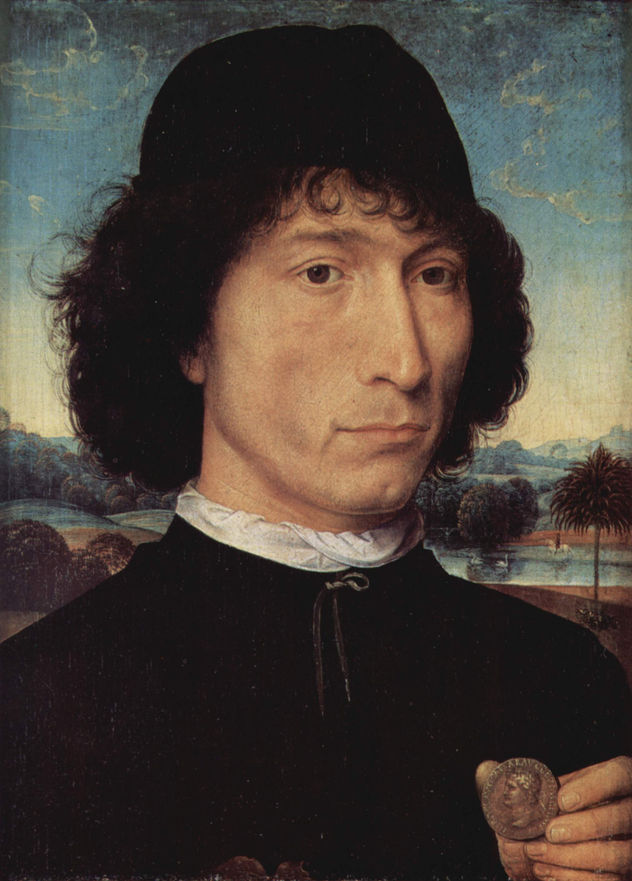 Portrait of a Man with an Ancient Coin