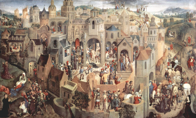 Table with Scenes of the Passion of Christ