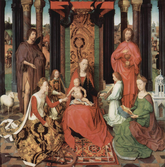 Triptych of the Mystic Marriage of Saint Catherine of Alexandria, central panel 