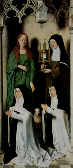 Triptych of the Mystic Marriage of Saint Catherine of Alexandria, right outer wing 