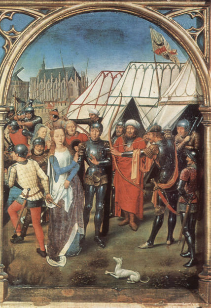 Ursulaschrein, escena