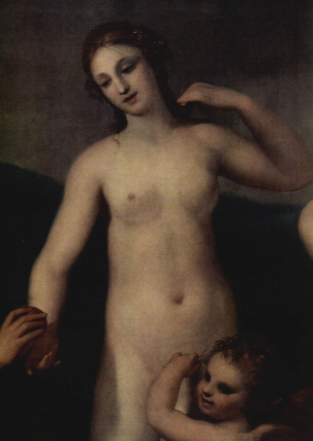 The Judgment of Paris, detail