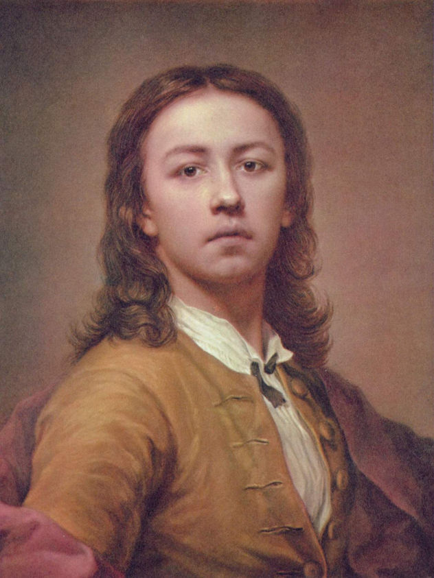 Self-Portrait with Red Coat