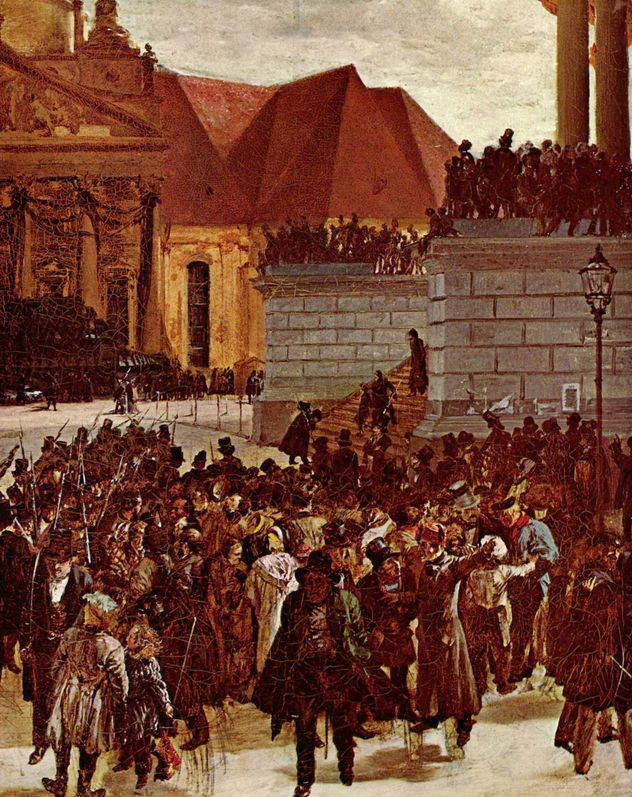 Exposición de los caídos de marzo, detalle