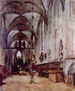 Choir of the ancient church of the monastery in Berlin