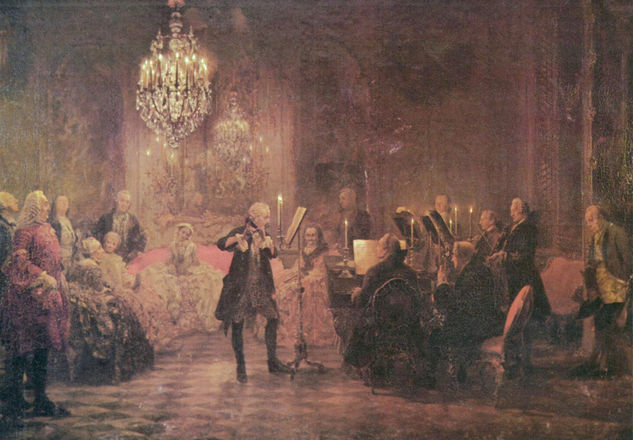 Concierto de flauta de Federico el Grande en Sanssouci 