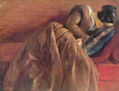 Menzels hermana Emilie mientras duerme