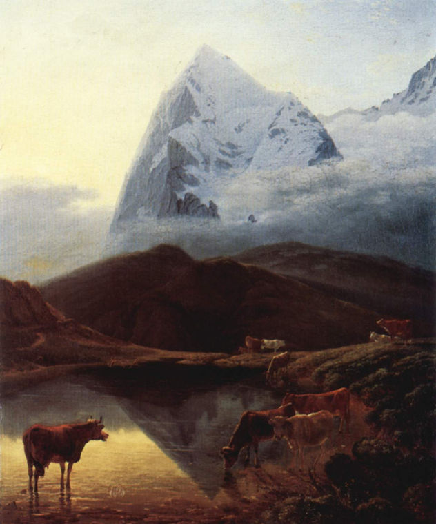 El Gran Eiger, visto desde la Wengeralp
