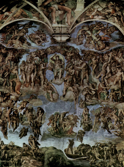 The Last Judgment, fresco on the altar wall of the Sistine Chapel, overview 