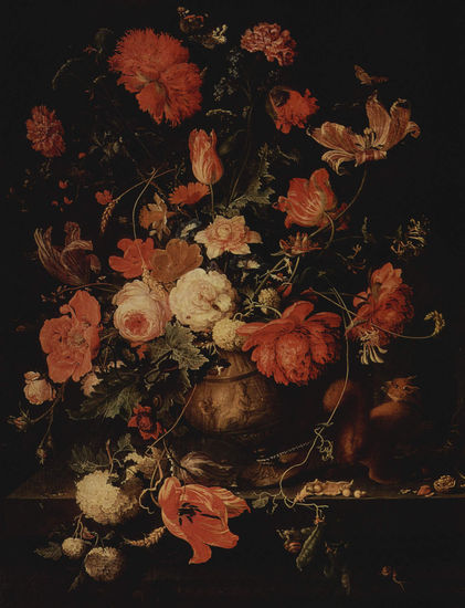 Flowers in a vase 