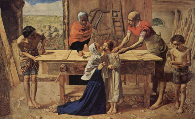 Jesús en la casa de sus padres (El taller del carpintero)