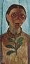 La pintora con rama de camelias (autorretrato)