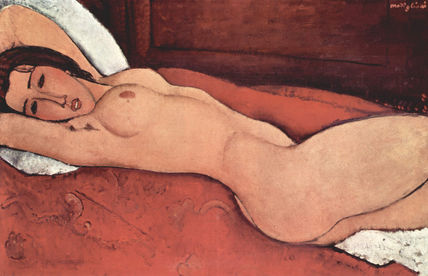 Desnudo acostado