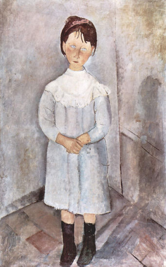 Niña en azúl 