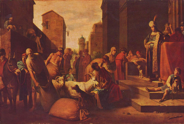 The Brothers with the Chalice Found Before Joseph 