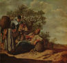 Landscape with Peasants Conversing