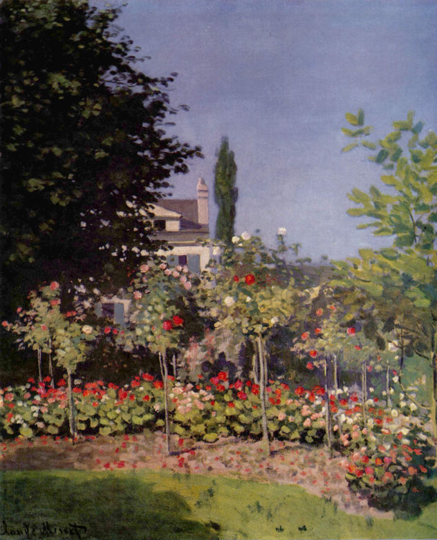 Huerto florido en Sainte-Adresse