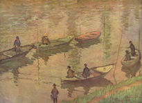 Pescador en el Sena...