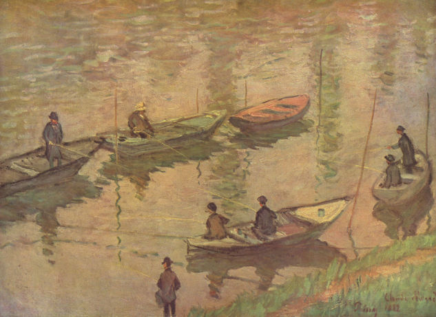 Fisherman on the Seine near Poissy 