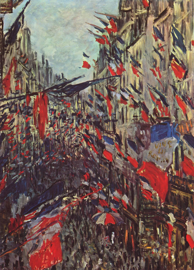 Rue Staint-Denis en la fiesta nacional