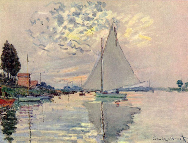 Sailboat in Le-Petit-Gennevilliers 