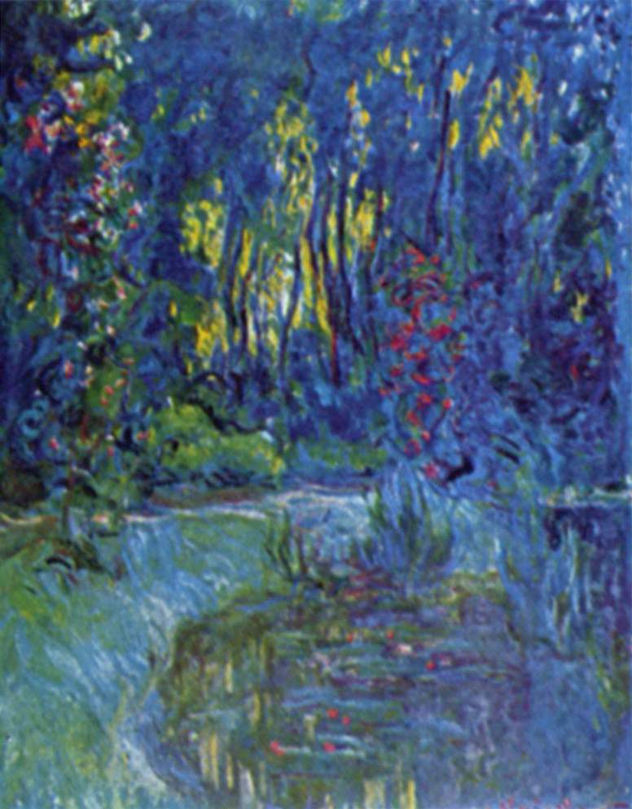 Jardín de agua cerca de Giverny