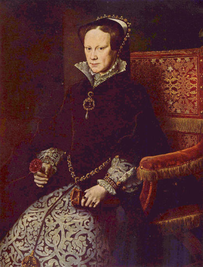 Porträt der Königin Maria von England 