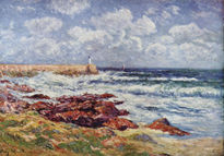 Mole del puerto de...