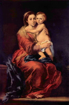 Madonna con el rosario