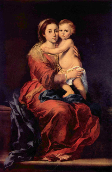 Madonna con el rosario 